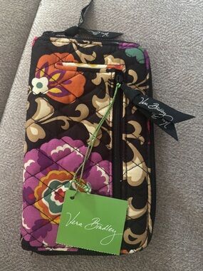Vera Bradley Zip-Around Wallet Suzani Multicolor Brand New